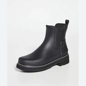 Hunter Footwear Women's Refined Chelsea Stitch Detail Rain Boot
